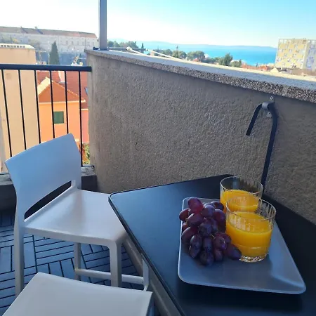 Beautiful Sea View, Free Parking, Centre Of Apartamento Split